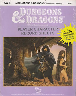 AC6 Player Character Record Sheets