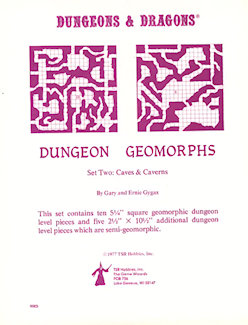Dungeon Geomorphs Set Two, 3rd printing