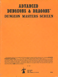 DM Screen, 1st Printing