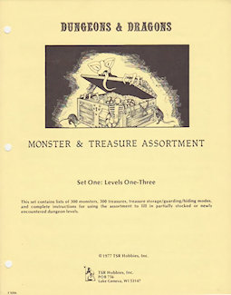 Monster & Treasure Assortment Set One, 1st print