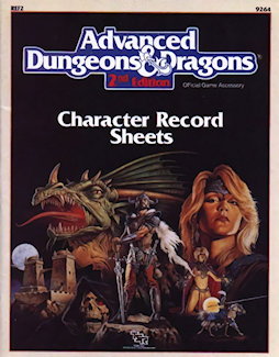 REF2 Player Char Rec Sheets, 2nd print
