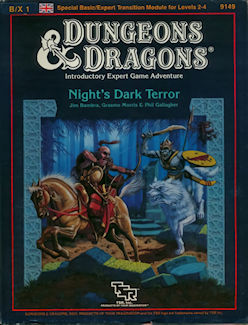 B/X1 Night's Dark Terror, UK