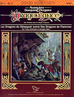 DL1/2 Les Dragons du Désespoir / Les Dragons de Flamme, France