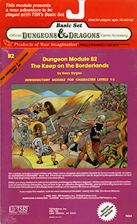 B2 Keep on the Borderlands, 7th printing