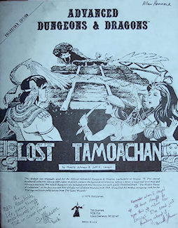 Lost Tamoachan, Staff Copy