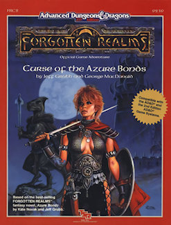 FRC2 Curse of the Azure Bonds, 1st printing