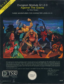 Against the Giants, 1st/2nd printing