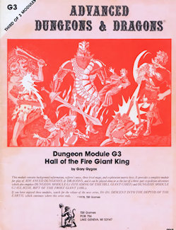 Hall of the Fire Giant King, 1st printing