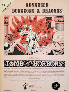 S1 Tomb of Horrors, 2nd/3rd/7th printing