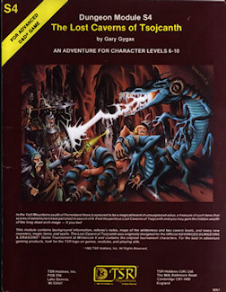 S4 Lost Caverns of Tsojcanth, 2nd printing