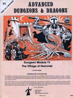 T1 Village of Hommlet, 1st/2nd printing