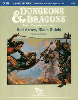 X10 Red Arrow, Black Shield
