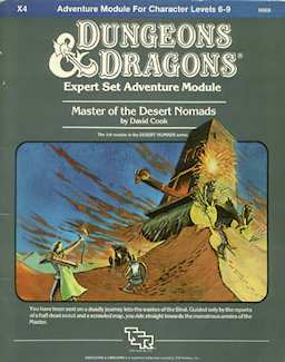 X4 Master Desert Nomads, 1st printing
