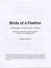 Birds of a Feather