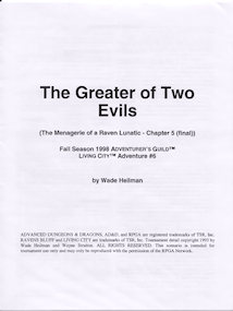 Greater of Two Evils