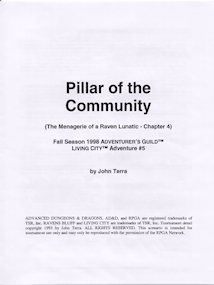 Pillar of the Community