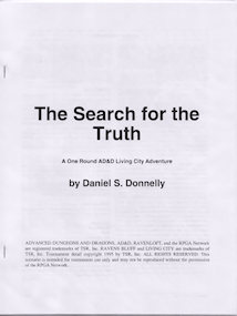 Search for the Truth
