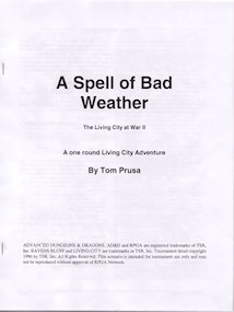 Spell of Bad Weather