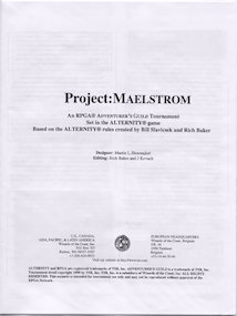Project: Maelstrom
