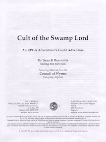 Cult of the Swamp Lord