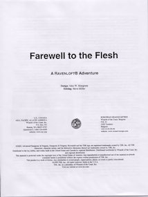 Farewell to the Flesh