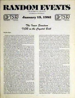 Random Events Jan 82