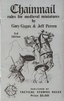 Chainmail, 3rd Edition, 1st print