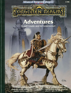 Forgotten Realms Adventures, 1st print